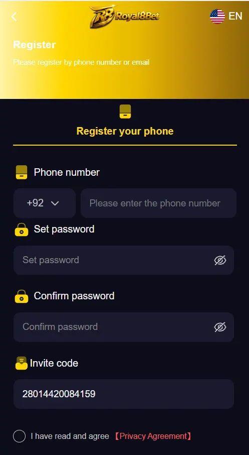 royal8 bet register